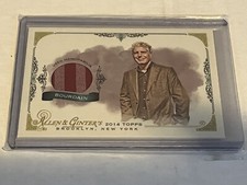 2014 TOPPS ALLEN & GINTER ANTHONY BOURDAIN RELIC PATCH CARD 