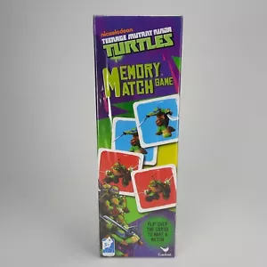 Nickelodeon Teenage Mutant Ninja Turtles Memory Match Gioco Cardinale NUOVO - Foto 1 di 10
