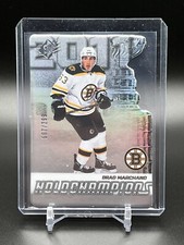 2022-23 UD SPx Hockey BRAD MARCHAND Holochampions /299 Boston Bruins
