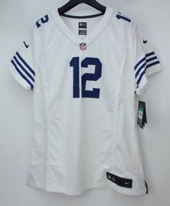 Nike NFL OnField Andrew Luck  Football Jersey White 477898-101 $95 Womens SZ