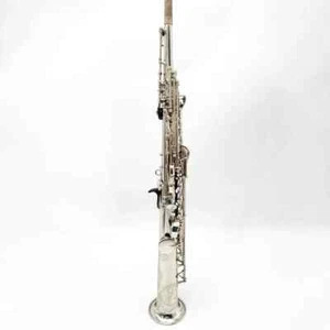 Silver 802 soprano saxophone B-flat French hand carved pattern sax soprano - Picture 1 of 8