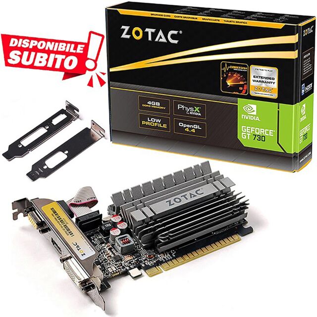 Zotac NVIDIA GeForce GT 730 Graphic Card - 4 GB DDR3 SDRAM 