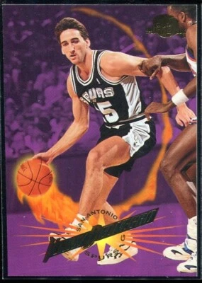 1995 Skybox Basketball Vinny Del Negro #107 San Antonio Spurs - Image 1 of 2
