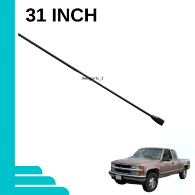 31" Antenna Black for GMC Savana 2500 1996-2024 Female - Image 1 of 4