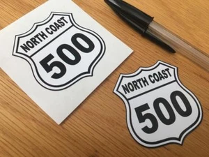 North Coast 500 Stickers (Pair) - Picture 1 of 1