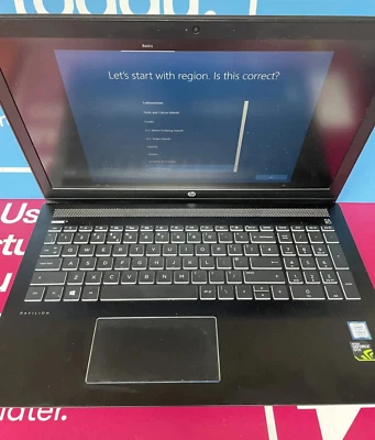 HP Gaming Laptop GTX 1050 i5-7300HQ 8GB RAM 1TB HDD - Image 1 of 3