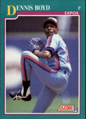 1991 Score #202 Dennis Boyd - NM - Image 1 of 2