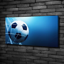 Tulup Canvas Print Wall Art 100x50 - Ball in the goal