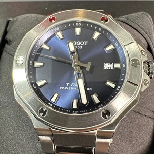 Neu im Karton Tissot T-RACE 41mm Powermatic 80 blaues Zifferblatt automatische Uhr T1418071104100 - Bild 1 von 17