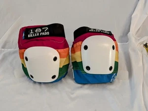 187 Killer Pads Slim Knee Pad, Rainbow, Large - Picture 1 of 7