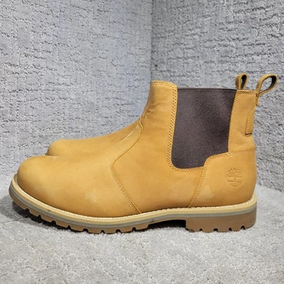 Timberland Redwood Falls Para hombres Talla 13 EE. UU. Cuero Trigo Botas Chelsea A2AG6 Foto 1 de 4