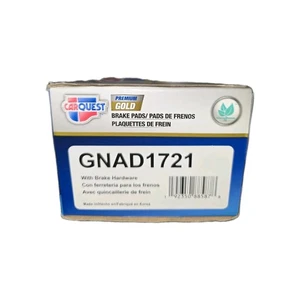 Carquest Premium Gold GNAD1721: Fiat 500L 14-20 Ceramic Brake Pads G7-1 - Picture 1 of 3