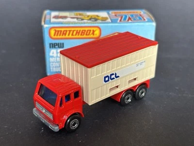 Matchbox uperfast 42 Mercedes Container Truck OCL Version NIB - Image 1 of 4