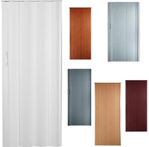 Falttür Schiebetür in 8 Farben Höhe 202 cm Einbaubreite 85 bis 122 cm Neu St3 - Bild 1 von 28