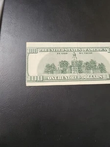 VINTAGE, ERROR MISCUT, MISPRINT 1996 $100 BILL - Picture 1 of 11