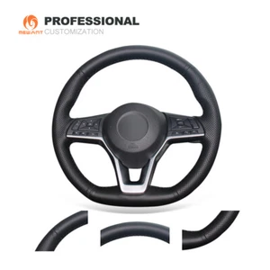 DIY Artificial Leather Steering Wheel Cover for Nissan Altima Kicks Leaf Rogue - Bild 1 von 6