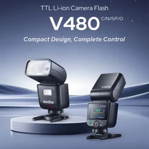 Godox V480 V480C V480S V480N TTL Camera Flash Light Speedlite Canon Nikon Sony  - Picture 1 of 7