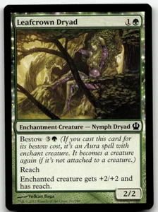 MTG Leafcrown Dryad Theros 161/249 regular común - Imagen 1 de 1