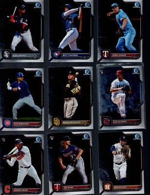 2022 BOWMAN CHROME  Baseball Cards Complete Your Set U-Pick - Image 1 of 4
