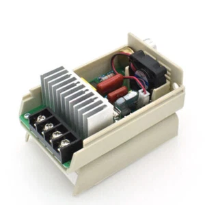 AC 220V 4000W SCR Fan Motor Speed Controller Volt Regulator Dimmer Thermostat - Picture 1 of 5