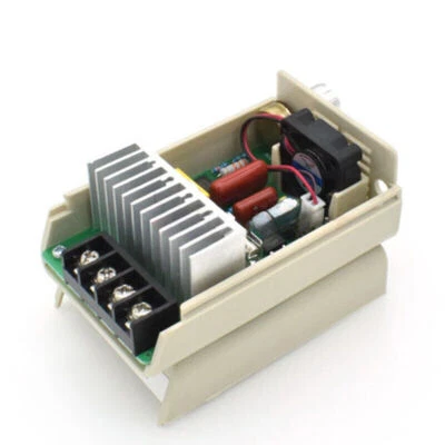 AC 220V 4000W SCR Fan Motor Speed Controller Volt Regulator Dimmer Thermostat - Image 1 of 4