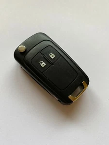 Opel Vauxhall 2 Tasten Schlüssel Fernbedienung Etui *geschnittene Klinge* - Bild 1 von 4