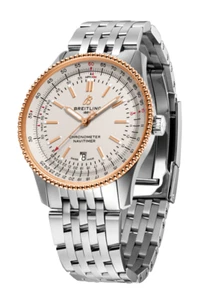 Breitling U17326 Navitimer 41 18k Rose Gold Stainless Steel Automatic Mens Watch - Picture 1 of 3