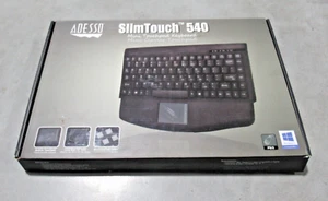 Adesso ACK-540PB MiniTouch Keyboard Black, ACK540PB *BRAND NEW* - Picture 1 of 5