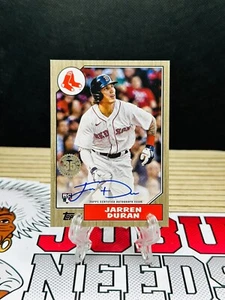 2022 Topps '87 Baseball Autograph Gold Jarren Duran RC Auto /50 RC Red Sox - Picture 1 of 2