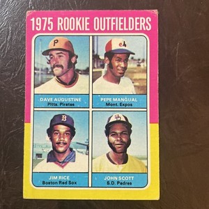 1975 Topps  #616 Jim Rice Rookie VG +/-