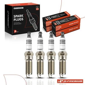 A-Premium 4x Iridium & Platinum Spark Plugs for Ford Fusion Escape Lincoln MKZ - Picture 1 of 12