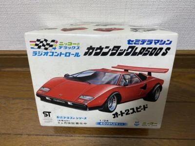 Nikko Countach LP500S RC Red vor 40-50 Jahren Produktbetrieb bestätigt Gebrau... - Bild 1 von 4