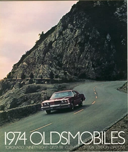1974 Oldsmobile Cutlass 442 Toronado 98 88 Vista Cruiser FL Sales Brochure - Picture 1 of 1