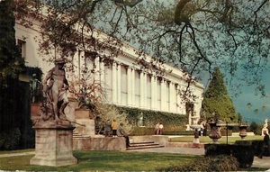 Postal de petróleo de la Unión de la Biblioteca Huntington de San Marino cerca de Pasadena California CA - Imagen 1 de 2