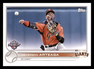 2022 Topps Pro Debut Aeverson Arteaga #PD-200  ACL Giants