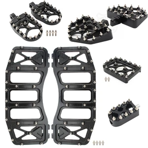 MX Style Foot Pegs Floorboards Shifter Pegs Pedals For Harley Touring Road Glide - Foto 1 di 13