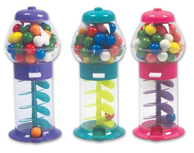 Spiral Gumball Machine - Assorted Colors: Rebecca's Toys & Prizes