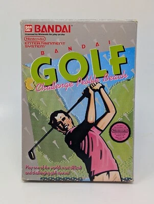 Bandai Golf: Challenge Pebble Beach (Nintendo Entertainment System, 1989) CIB - Image 1 of 4
