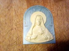 Vtg Virgin Mary Immaculate Conception Wall Plate Decor 1854 1954