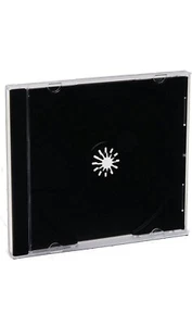 Verbatim 94868 CD/DVD Black Slim Jewel Cases - 25pk (bulk) - Picture 1 of 1