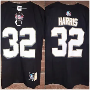 NEW Majestic Pittsburgh Steelers Black Hall of Fame Franco Harris Tshirt Mens Lg - Picture 1 of 5