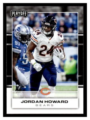 2017 Panini Playoff  #16 Jordan Howard - Chicago Bears - Image 1 of 2