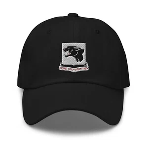 Sombrero de papá - Ejército - 761º Batallón de Tanques - Panteras Negras wo Txt - Imagen 1 de 9