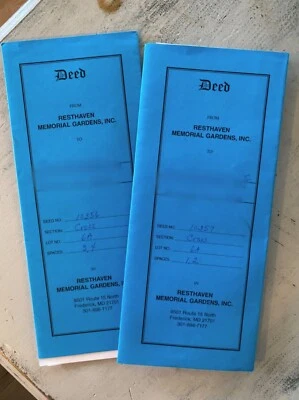 Resthaven Memorial Gardens 4 miras de tumbas (6A - 1, 2, 3 y 4) Frederick, Maryland Foto 1 de 2