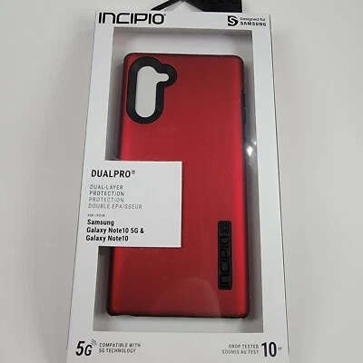 INCIPIO DUALPRO двойной слой чехол для Samsung Galaxy Note10 и Note10 5 g красный - Изображение 1 из 4