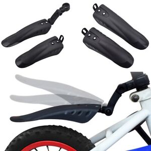 Kids Bike Mudguards PVC Plastic Front & Rear Fender Kit For  12-20 Inch Bicycle