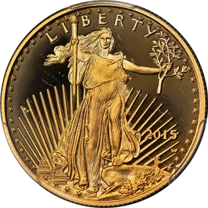 2015-W Gold American Eagle $25 PCGS PR70 DCAM 1st Strike - Picture 1 of 4