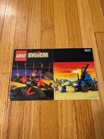 Lego Castle Space Value Pack (1843) Instruction Booklet Only