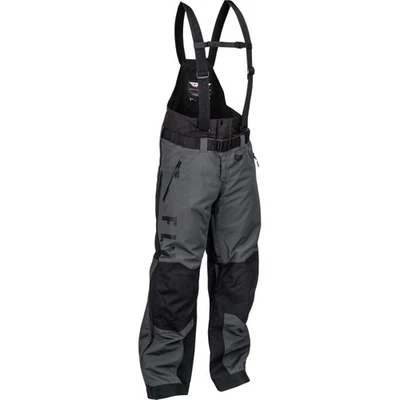 Fly Racing Carbon Snowmobile Bib Shell - Black / Grey - 470-6202 - Image 1 of 4