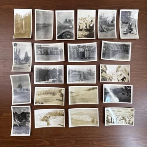 B&W Photos 1933 Ladies’ Trip World’s Fair Yellowstone, Crater Lake 21 Snapshots - Picture 1 of 20